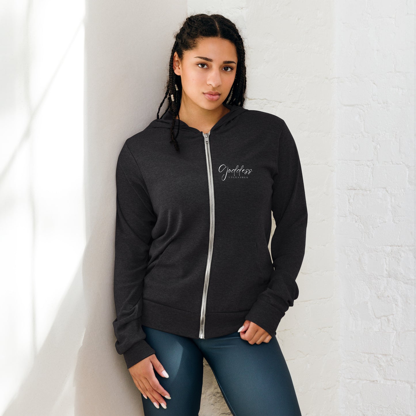 Lightweight Unisex zip hoodie