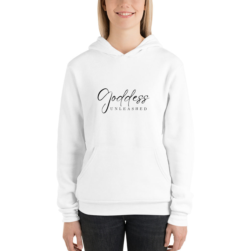 Goddess Unleashed Unisex hoodie White